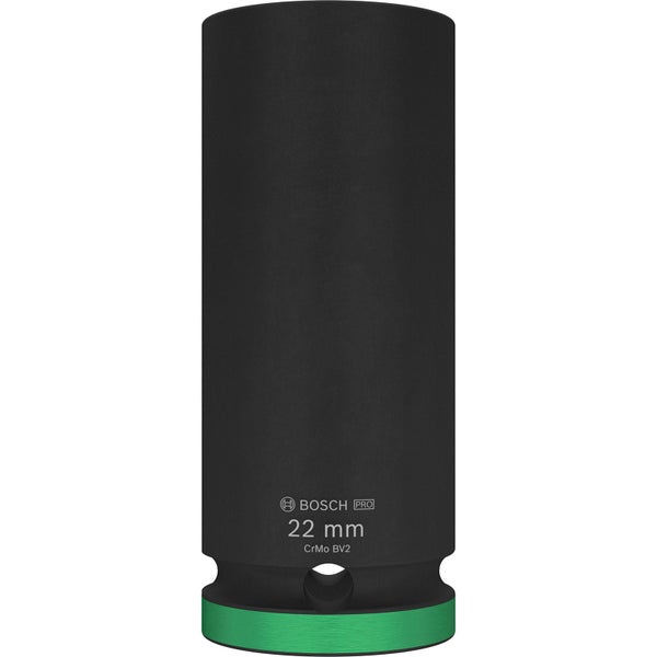 Bosch Pro 22 Millimeter Steckschlüssel aus Chrom Molybdän Vanadium