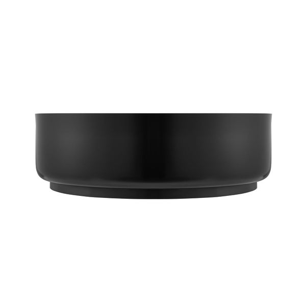 Schwarze Pflanzschale