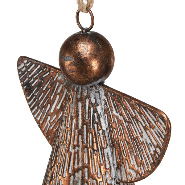 Dekorativer Engel aus Metall zum Aufhängen