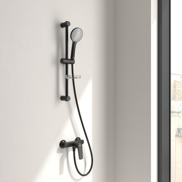 Brauseset mit Handbrause, Brausestange und Brauseschlauch für die Dusche
