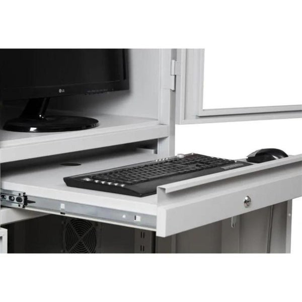 PROREGAL Industrie-PC-Schrank Bear HxBxT 170 x 68 x 60 cm Grau