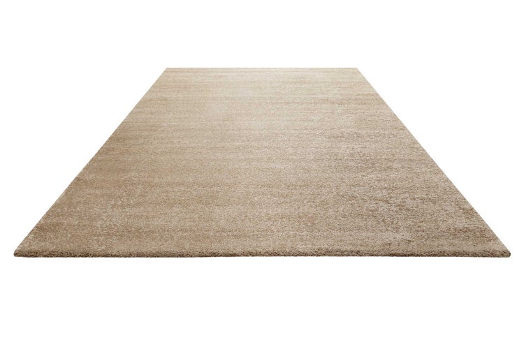 Teppich Sand Beige Kurzflor Lido Homie Living 80x150 cm