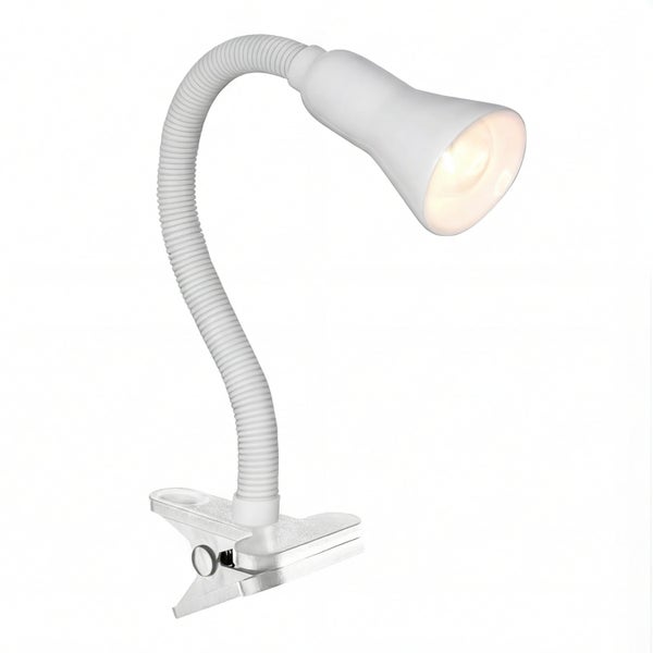 Klemmleuchte mit flexiblem Arm für den Innenbereich