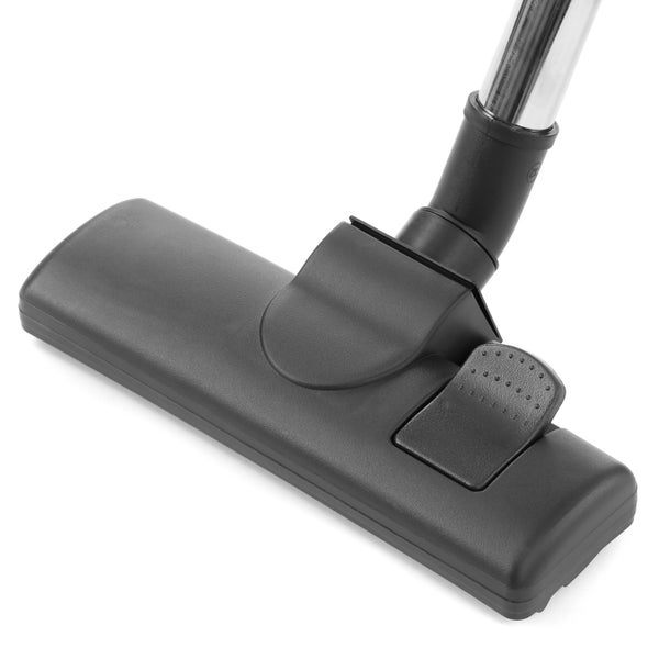 Umschaltbare Staubsauger-Bodendüse mit Kippschalter für Teppich und Hartböden, inklusive Saugrohranschluss.