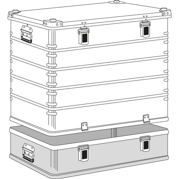 Zarges Transportkiste K470 Plus Oberteil 800x600x610mm 240l