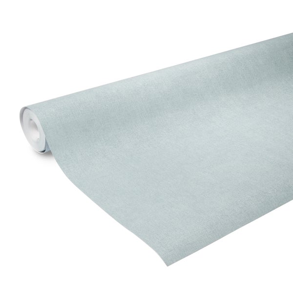 Vliestapete - Glitter Uni - Blau - 10mx106cm