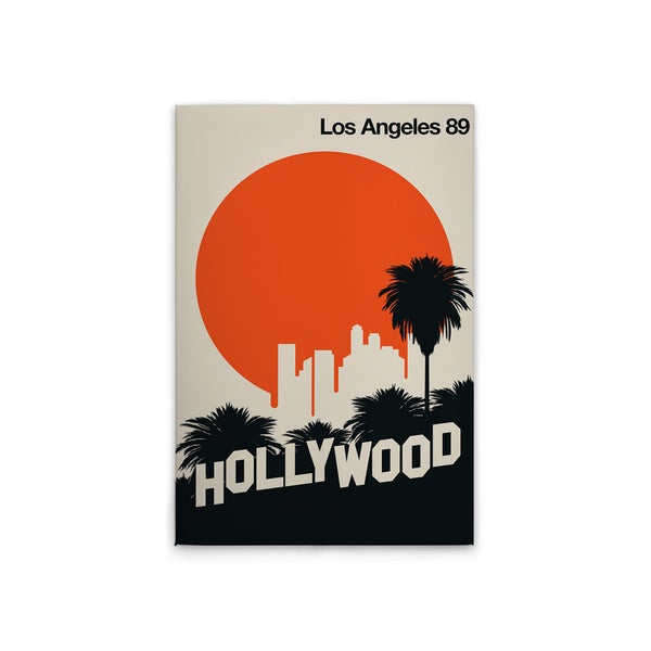 Poster mit Hollywood-Motiv