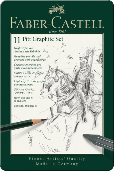 Faber-Castell Set Pitt Graphite kleines Set 11er Metalletui