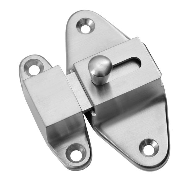 Torschließer aus Metall für Gartentore, funktionaler Riegel mit Schraublöchern zur einfachen Montage.