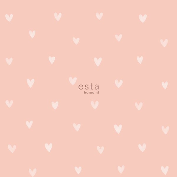 ESTA home.nl Tapete mit Herzmuster