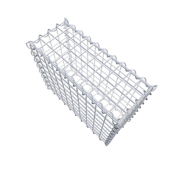 Gabione 50 cm x 40 cm x 20 cm (L x H x T), Maschenweite 5 cm x 5 cm, Spirale