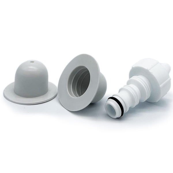 Poolzubehör-Set mit Düse, Dichtung und Schlauchanschluss