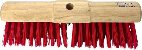 Synx Tools Straßenbesen mit Holzkorpus und Borsten