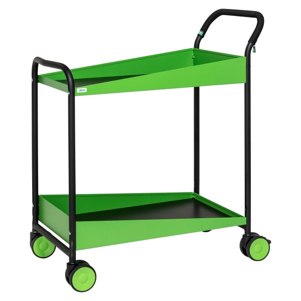Werkzeugwagen mit zwei Ablageflächen und Rollen