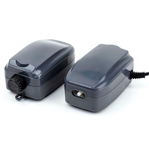 Grow Luftpumpe 2,8W für Pflanzen – 180l/h, Einstellbarer Luftstrom, Sprudelstein & Schlauch für Optimales Pflanzenwachstum & Verbesserte Wurzelentwicklung