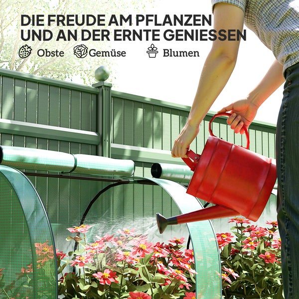 Schwarzer Wickeldraht auf Holzstäben, Bindedraht für Garten und Floristik.