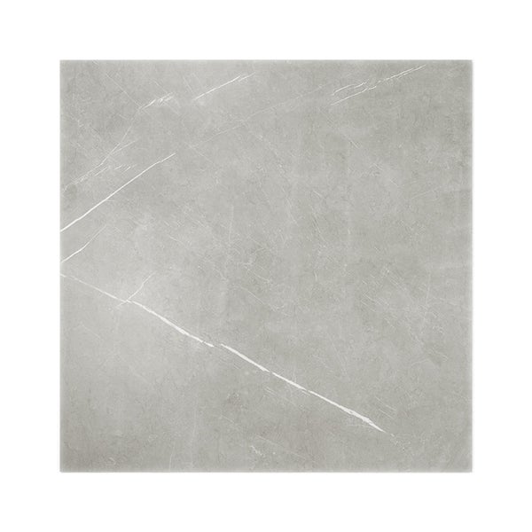 Quadratische Wandfliese oder Bodenfliese in Steinoptik mit dezenter Maserung.