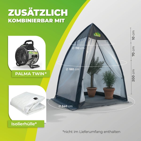 Szene mit Schreibtisch, Bürostuhl und Bodenschutzmatte auf einem Holzboden