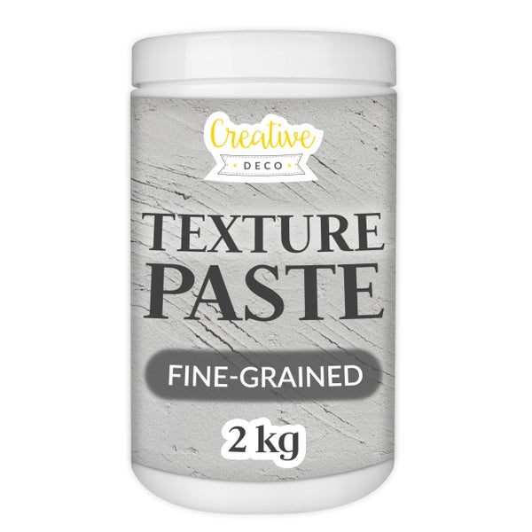 Creative Deco Strukturpaste fein gekörnt 2 Kilogramm
