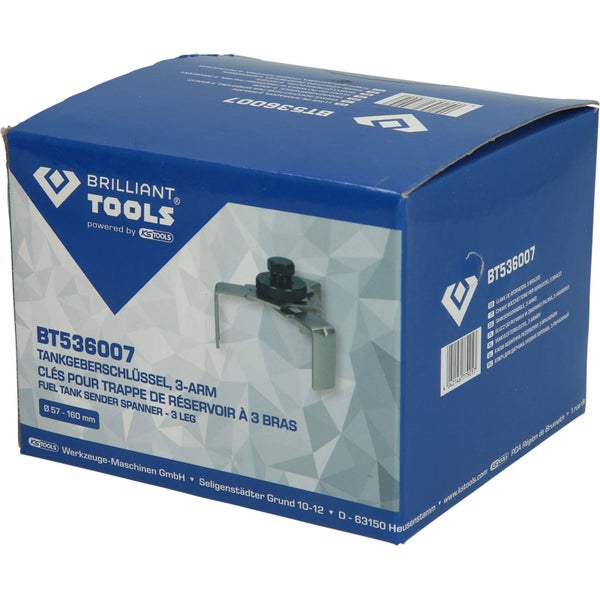 Verpackung eines Tankgeberschlüssels von Brilliant Tools