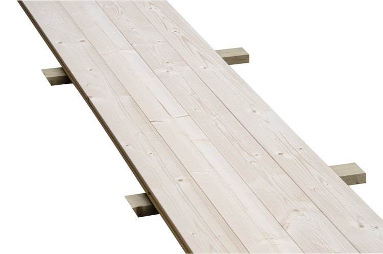 Universalboden für Gartenhäuser - 28 mm - pakiet 3m2 - Nicht imprägniert