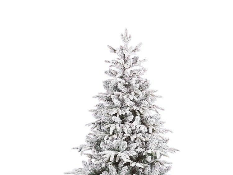 Künstlicher Weihnachtsbaum mit Schnee DELUXE  Anita180 cm, Tannenbaum Christbaum Kunstbaum Dekobaum mit Metallständer