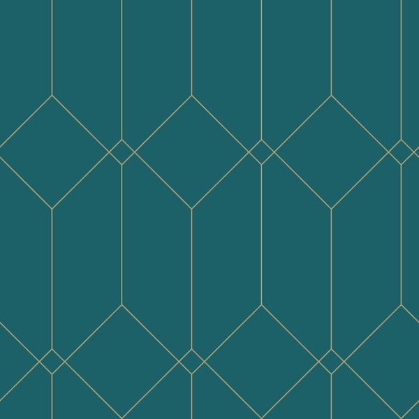 Tapete mit geometrischem Rautenmuster