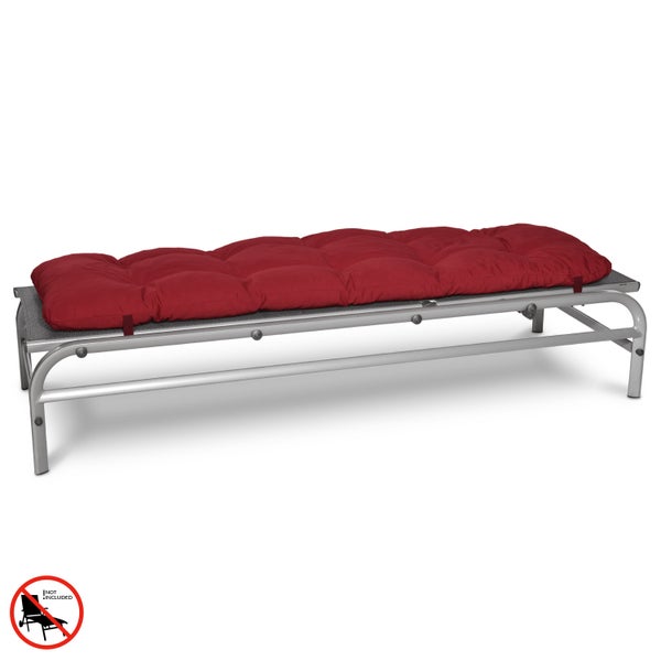 Beautissu Flair RL Rollliegenauflage 190x60x8cm Rot