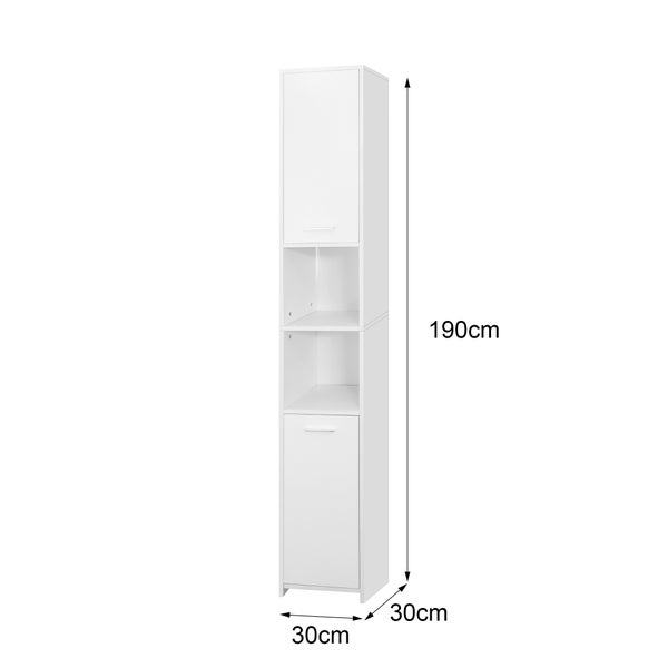ML-Design Badmöbel-Set 5-teilig Badezimmermöbel Set Badmöbel Komplettset Spiegelschrank Waschtisch mit Unterschrank Hochschrank Badezimmerschrank Wäscheschrank, Stil Modern, Weiß, Holz, viel Stauraum