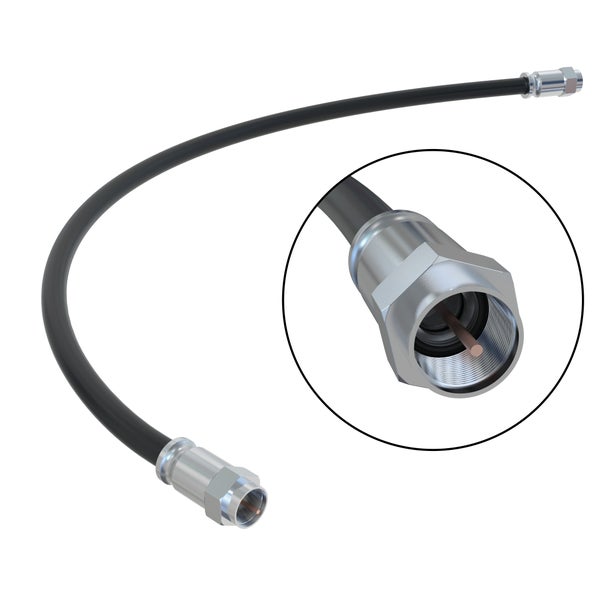 10er-Pack Jumperkabel mit F-Stecker, kompatibel für alle F-Buchsen