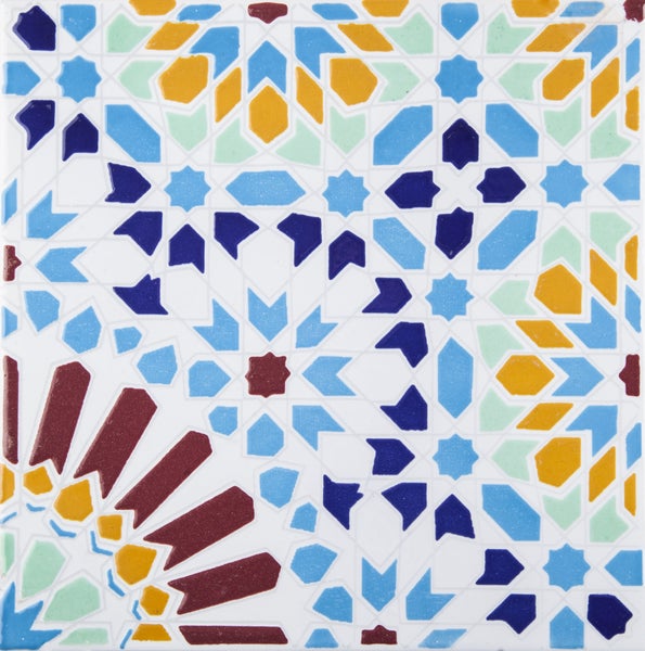 Dekorative Fliese mit geometrischem Muster für Wand und Boden