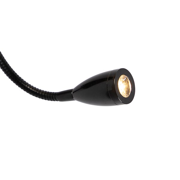 Schwanenhalsleuchte mit LED-Licht