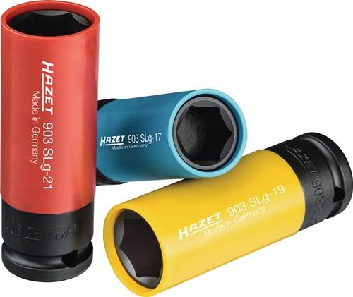 Hazet Schlag- & Maschinenschrauber Steckschlüsseleinsatz Satz (17, 19, 21 mm) - 903SPC/3