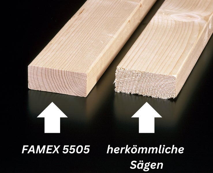 FAMEX 5505 Japansäge 300 mm 14 TPI aus Karbonstahl, Made in Japan, Handsäge, Holzsäge, Feinsäge