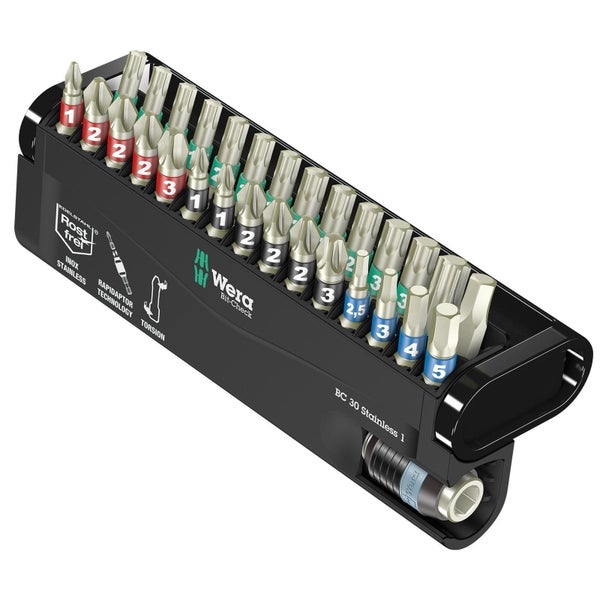 Wera Bit-Check mit verschiedenen Schrauberbits