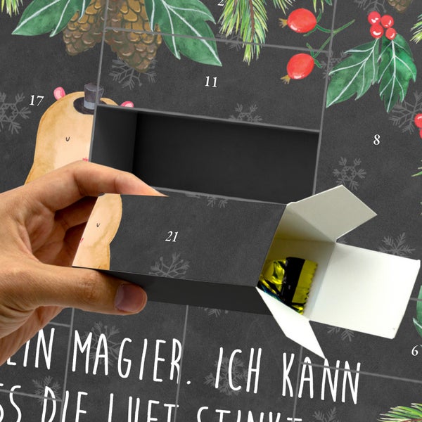 Mr. & Mrs. Panda Befüllbarer Adventskalender Hamster Hut - Schwarz
