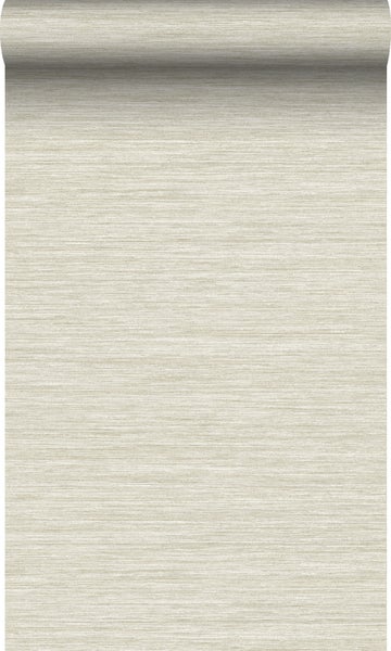 Origin Wallcoverings Tapete Gewebeoptik Hellbeige - 0,53 x 10,05 m - 347651