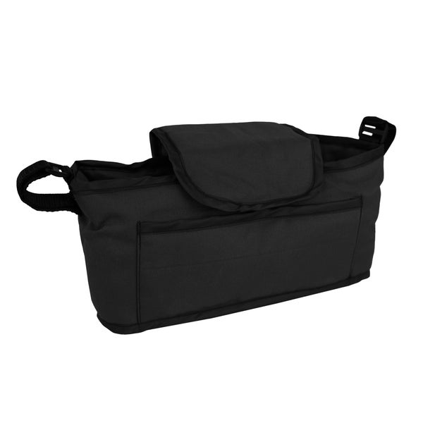 Schwarze Kinderwagen-Organizer-Tasche