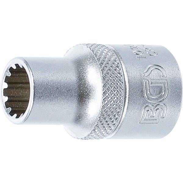 BGS Steckschlüssel-Einsatz Gear Lock Antrieb Innenvierkant 12,5 mm (1/2) SW 10 mm - 10210