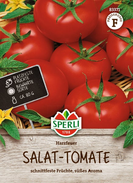 Sperli Tomatensamen Harzfeuer Salattomate mit platzfesten Fruechten und suessem Aroma in einer Saattruete