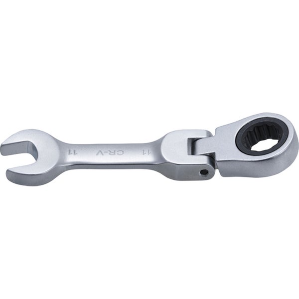 BGS Ratschenring-Maulschlüssel kurz abwinkelbar SW 11 mm - 6911