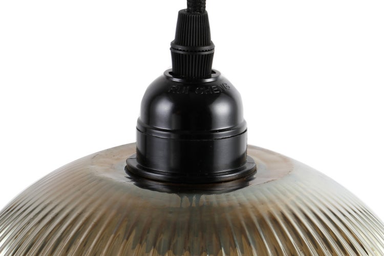 Glaskugel Lampen, Hängelampe aus Glas Modern Taupe 21 cm | Wohnzimmer Esszimmer Leuchte