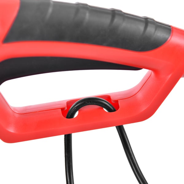 Griff einer Gartenwalze mit Kabel