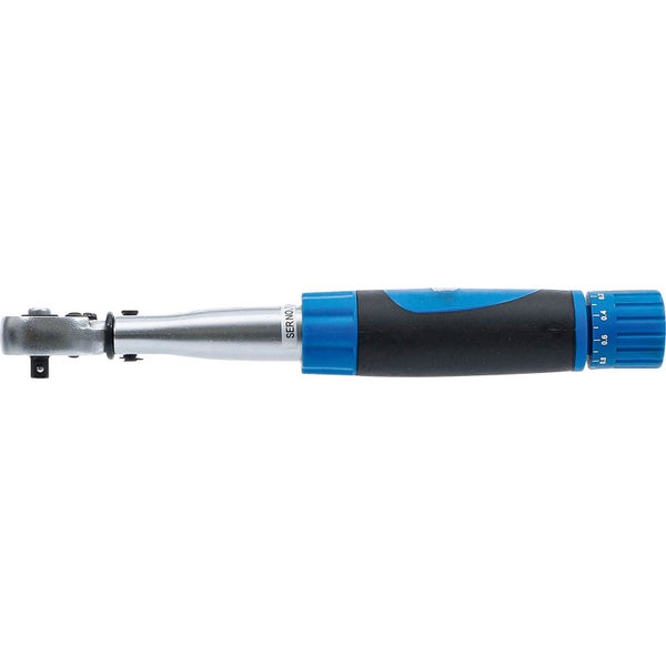 BGS Drehmomentschlüssel Abtrieb Außenvierkant 6,3 mm (1/4) 1 - 6 Nm - 954