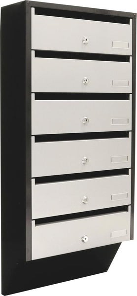 DEPOT 6 SILVER / BLACK Zyl.schloss m. 2 Schl.