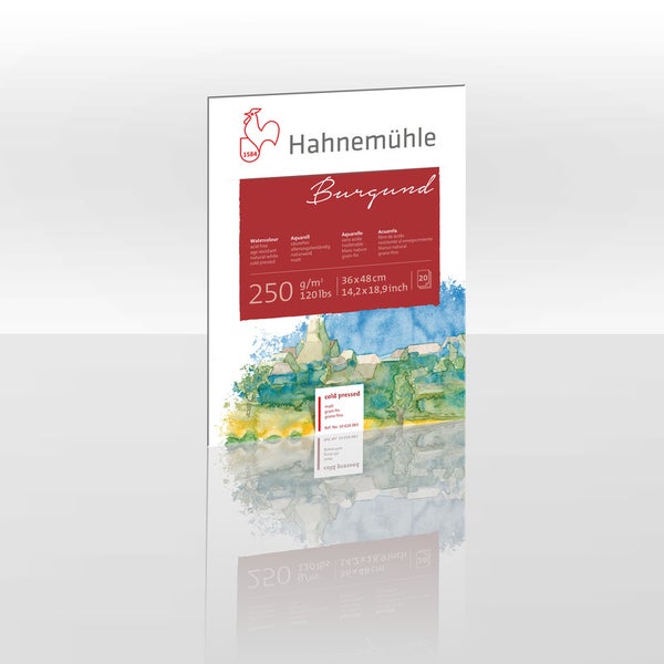 Hahnemühle Papier Burgund, 36 x 48 cm, 250 g/m²