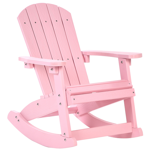 Garten Schaukelstuhl für Kinder ADIRONDACK Pastellrosa