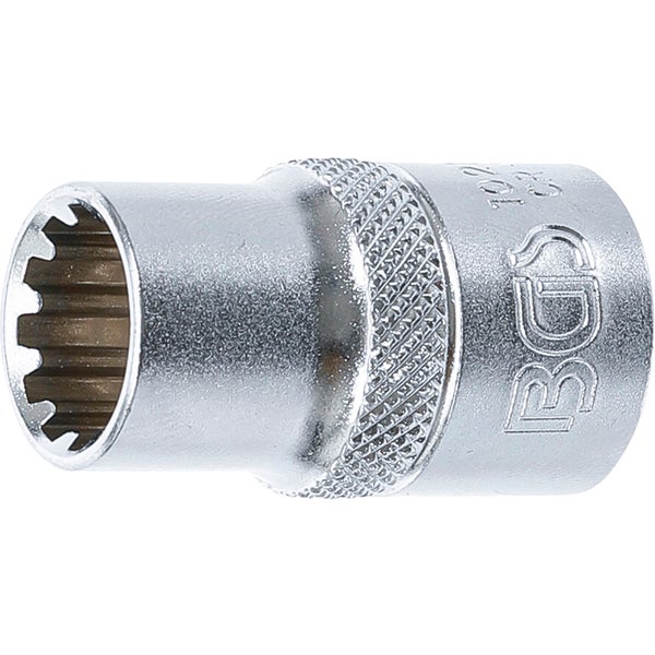 BGS Steckschlüssel-Einsatz Gear Lock Antrieb Innenvierkant 12,5 mm (1/2) SW 13 mm - 10213