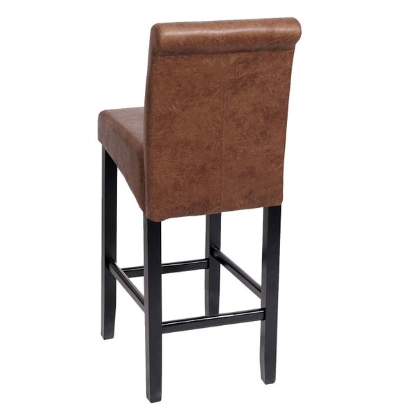 Barhocker mit Bezug und Holzgestell