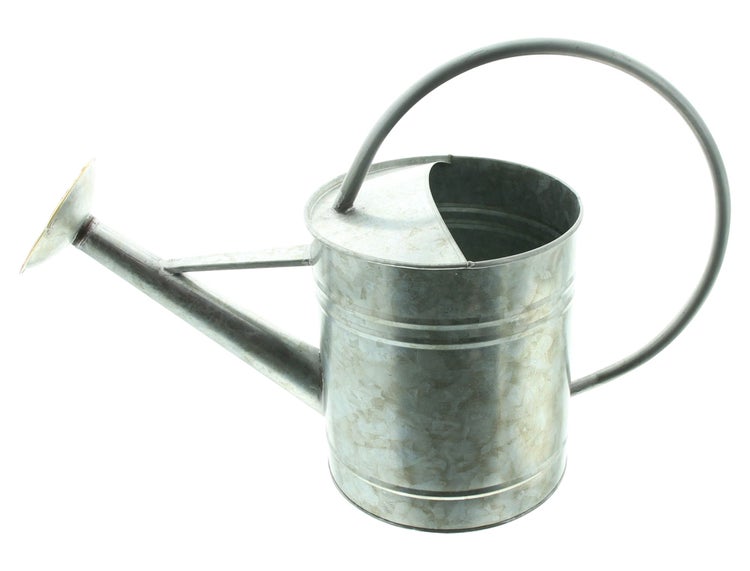 FRANK FLECHTWAREN | Dekogießkanne Silver, METALL, 47 x 20 x 32 cm
